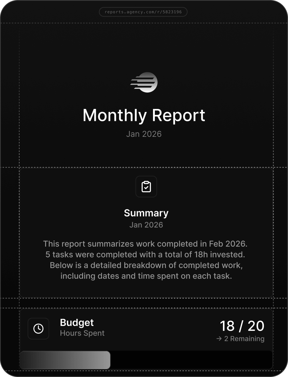 Sequora reports mockup