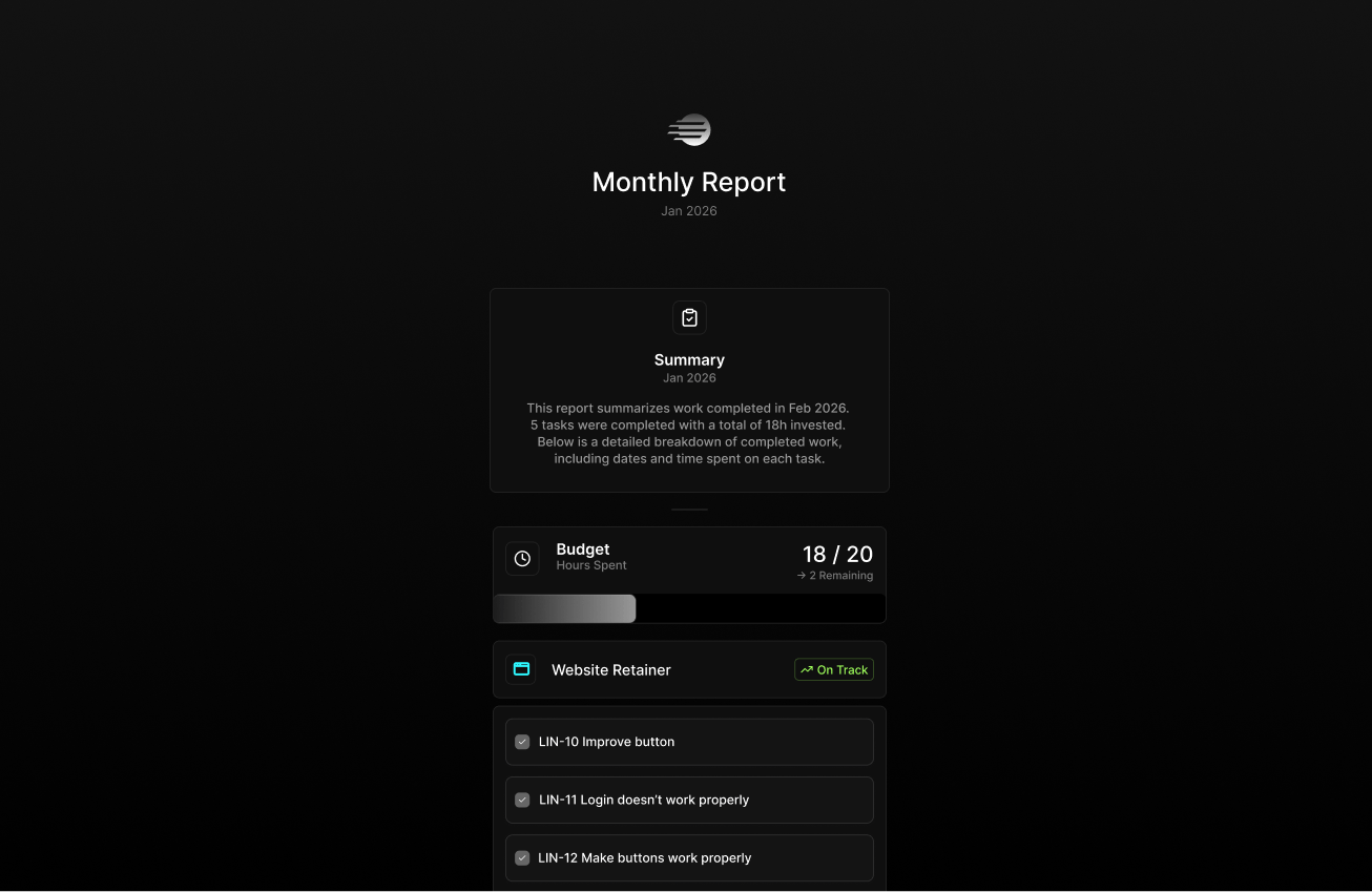 Sequora reports mockup